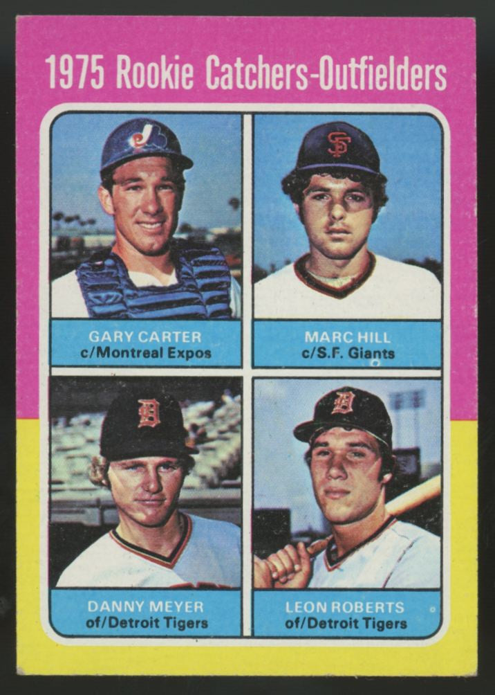 1975 Topps Gary Carter, Hill, Meyer, Roberts RC #620 VG/EX "A"