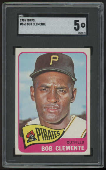 1965 Topps Roberto Bob Clemente #160 SGC 5 *878