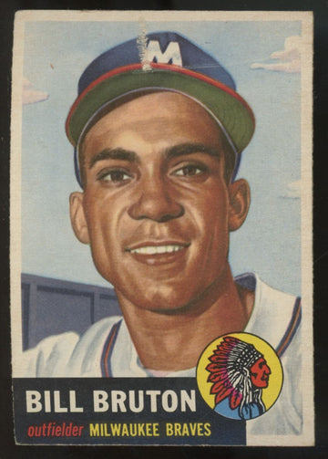 1953 Topps Bill Bruton #214 Fair