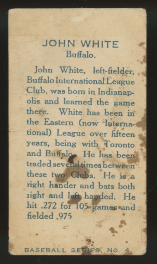 1912 C46 Imperial John White #4 F/G