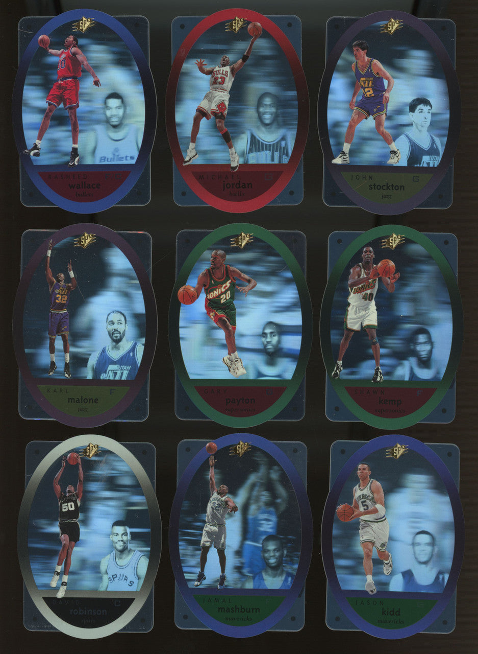 1995-96 Upper Deck SPx Basketball Complete Set (50) NM Garnett RC