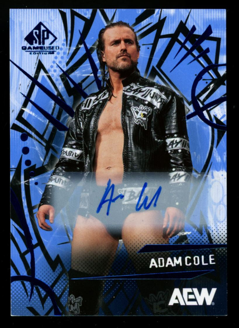 2025 SP Game Used AEW Adam Cole Blue Auto #69