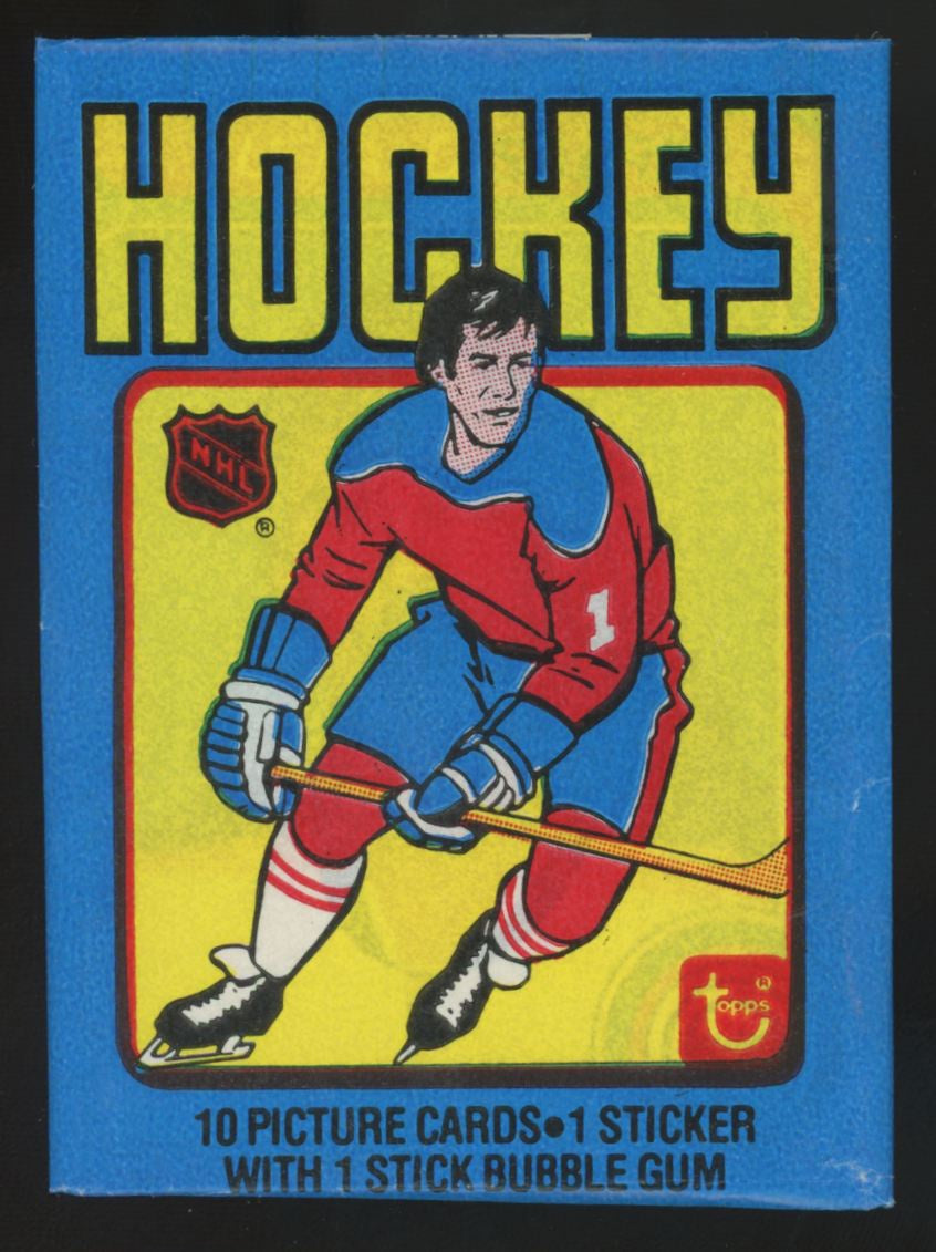 1979-80 Topps Hockey Wax Pack Wrapper