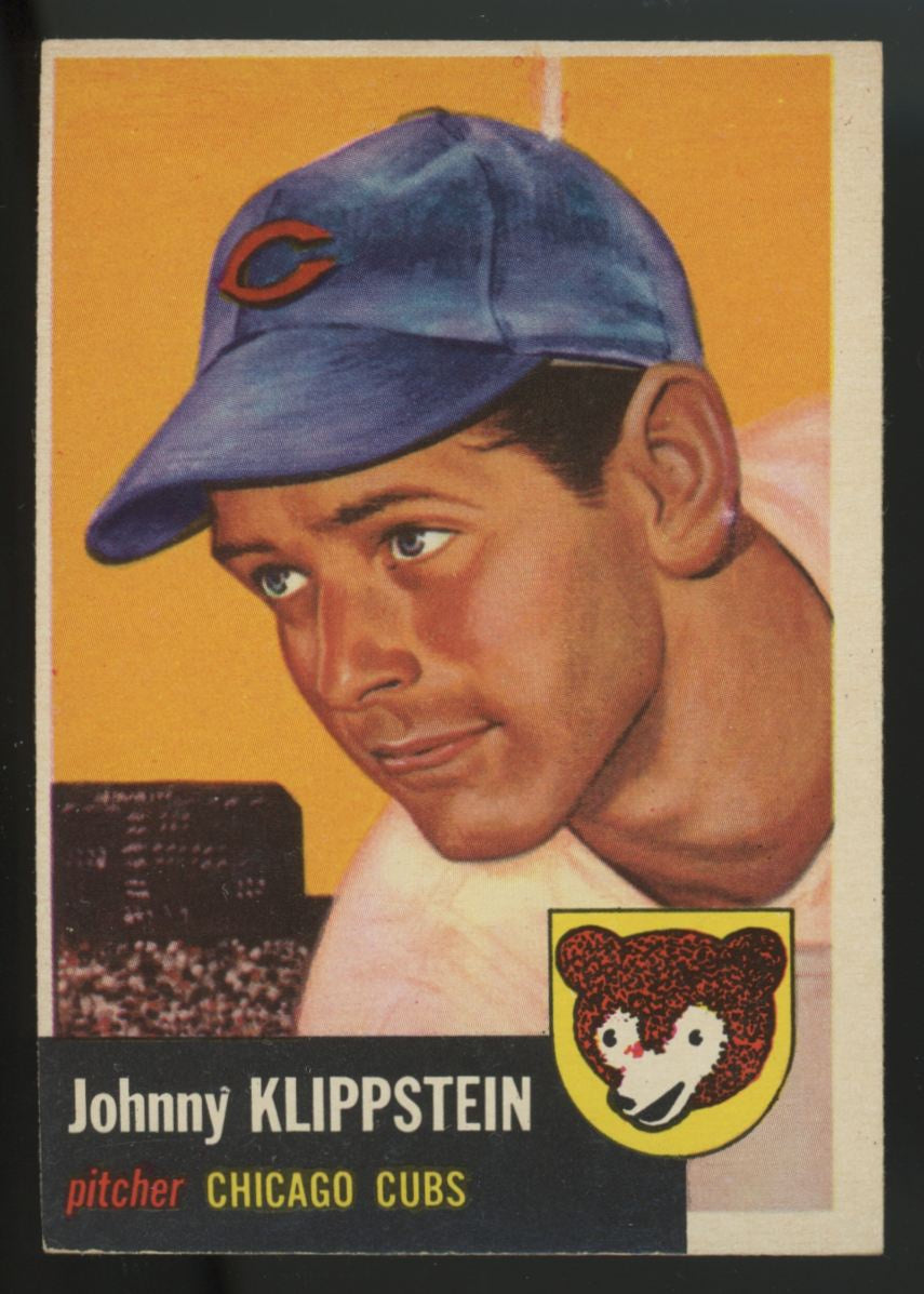 1953 Topps Johnny Klippstein #46 EX+