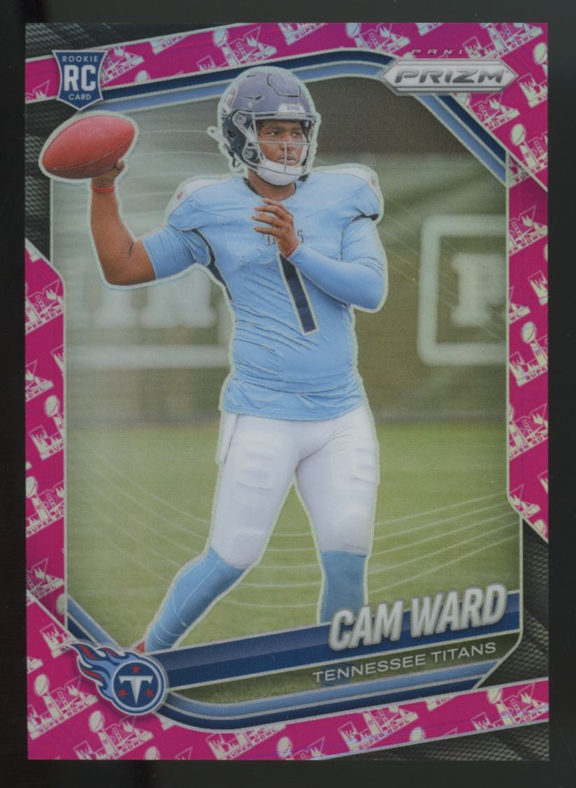 2025 Panini Prizm Cam Ward RC Super Bowl LX /60 #352