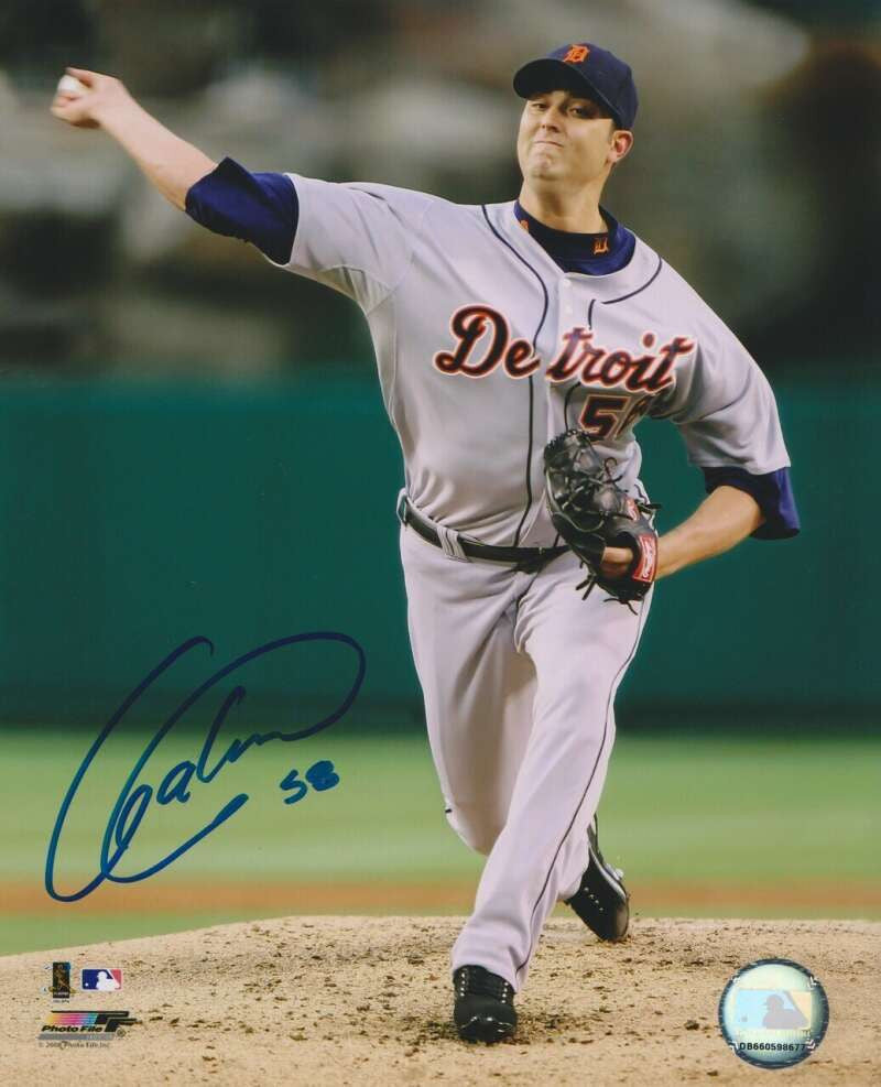 Armando Galarraga Detroit Tigers MLB 8x10'' Autographed Photograph