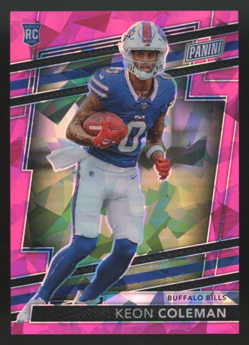 2024 Panini The National Keon Coleman RC VIP Pink Ice /88 #RC17