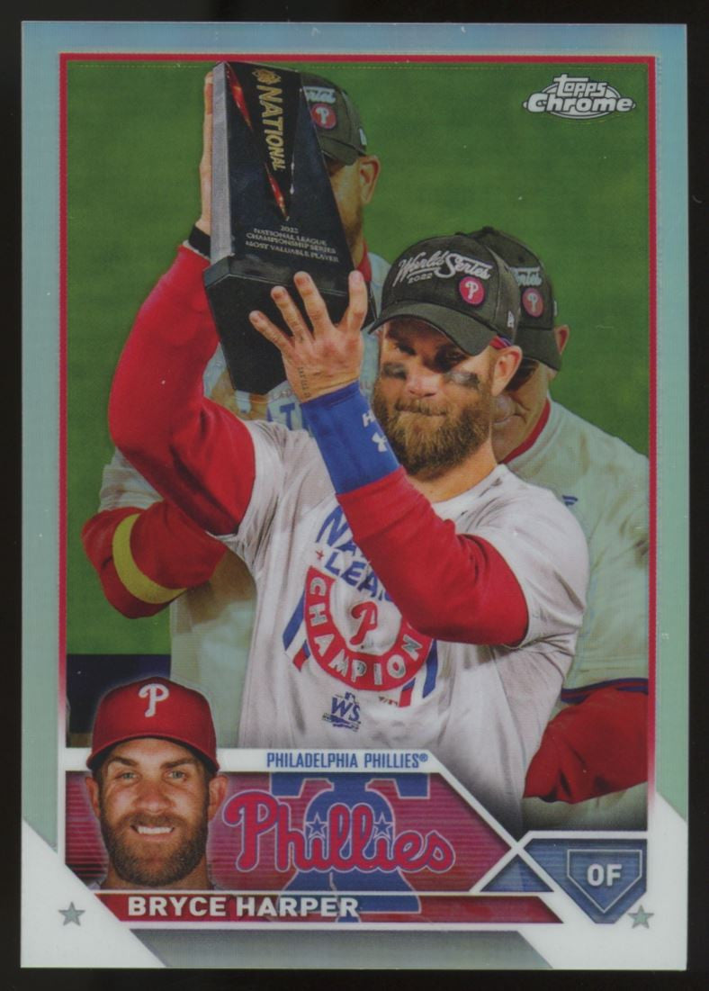 2023 Topps Chrome Bryce Harper Refractor SP #3
