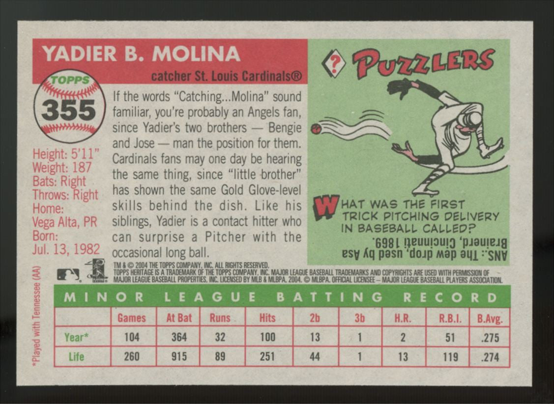 2004 Topps Heritage Baseball Complete Base Set 1-397