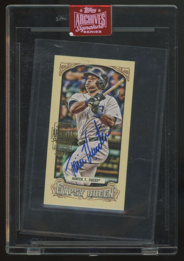 2019 Topps Archives Signature Series Torii Hunter Mini Auto 1/1 #333