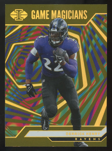 2024 Panini Illusions Derrick Henry Gold Game Magicians /25 #21
