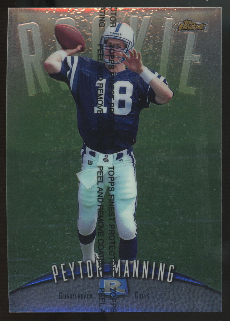 1998 Topps Finest Peyton Manning RC Jumbo W/ Coating #2