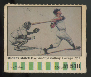 1968 American Oil Mickey Mantle Left Side Winner's Circle