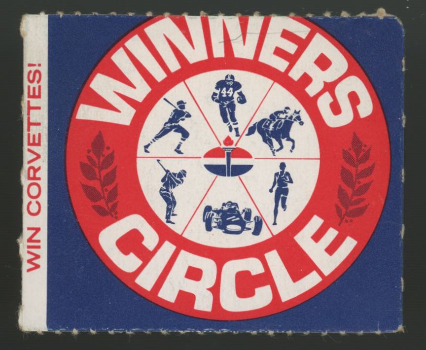 1968 American Oil Mickey Mantle Left Side Winner's Circle