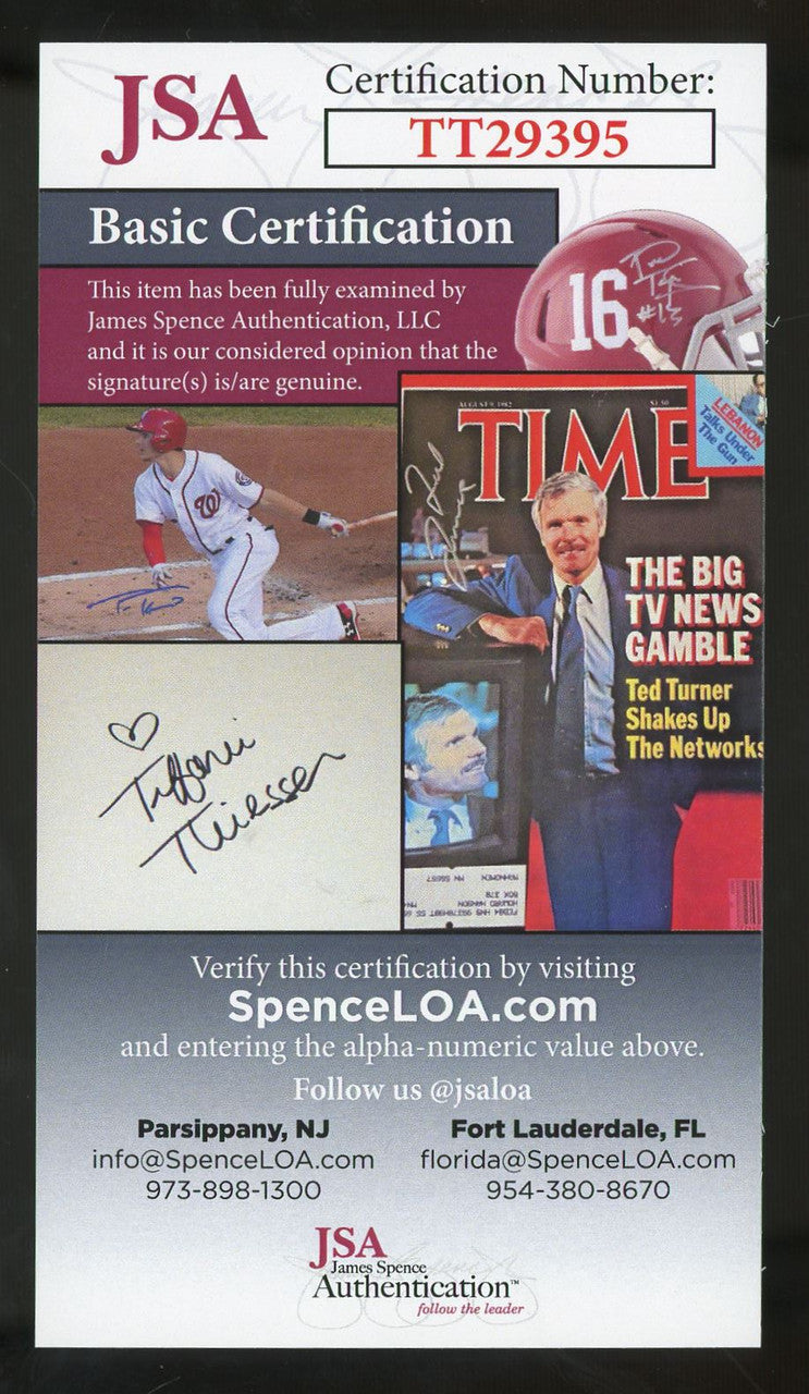 Carl Hubbell Signed Autographed Hall of Fame Postcard JSA