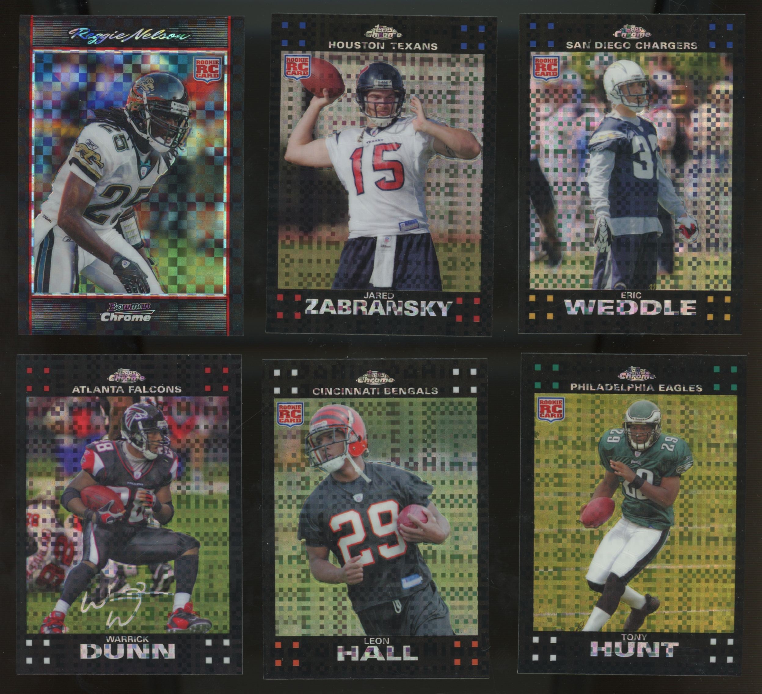 1990s-2010s Topps/Bowman Football Refractors (Lot of 66)