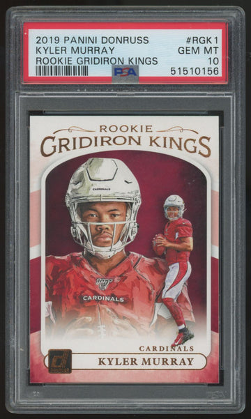 2019 Panini Donruss Kyler Murray RC Gridiron Kings #RGK1 PSA 10