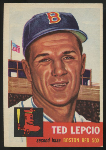 1953 Topps Ted Lepcio #18 EX/MT