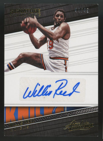 2017-18 Panini Absolute Willis Reed Signature Standouts Auto /49 #SS-WR