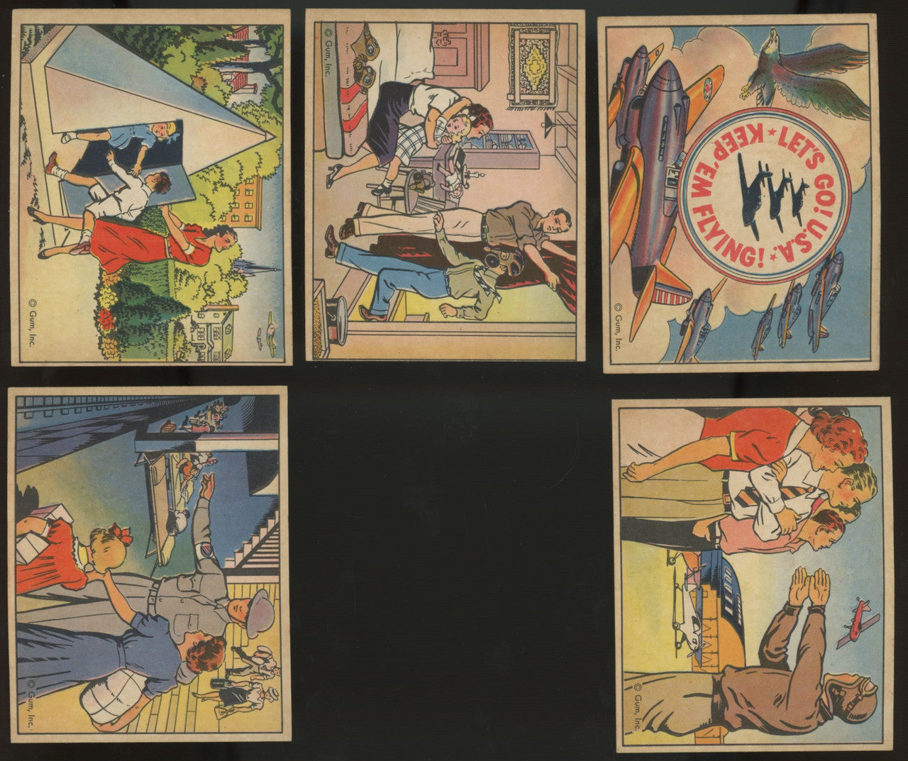 1941 Gum Inc Uncle Sam's Home Defense Partial Set 23/48 EX-EX/MT