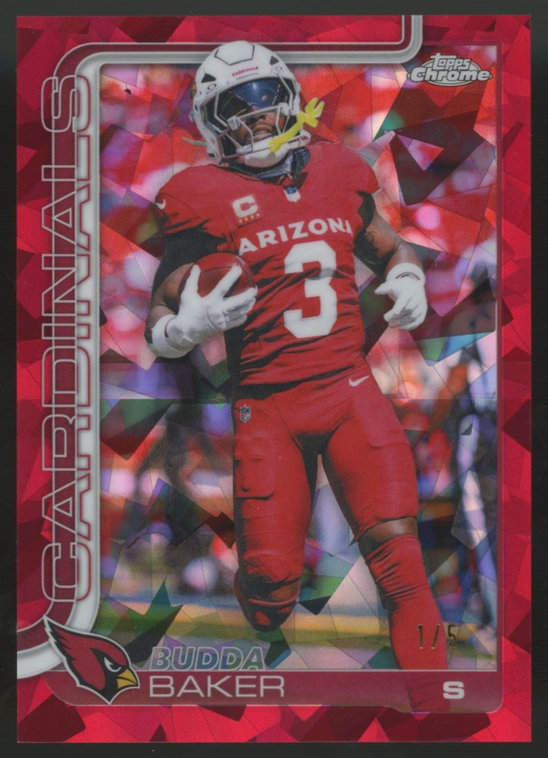 2025 Topps Chrome Sapphire Budda Baker Red /5 #8
