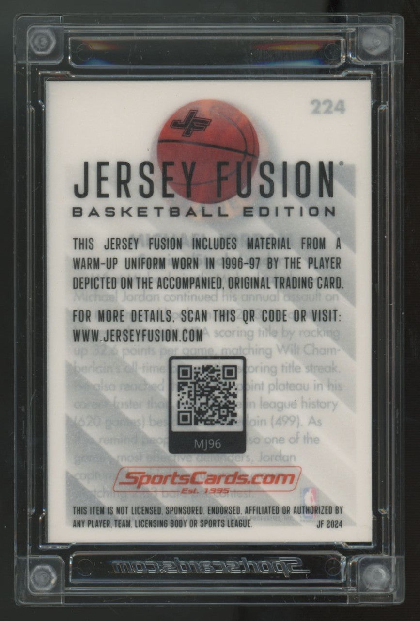 2025 Jersey Fusion Series 4 Michael Jordan Patch #MJ96
