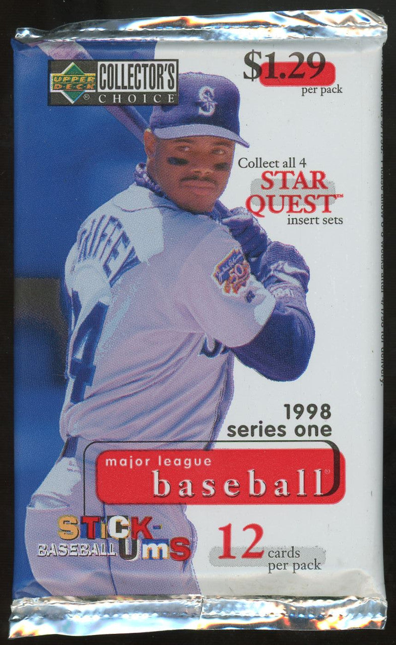 1998 Collector's Choice Series 1 Baseball Lot of 19 Sealed Packs