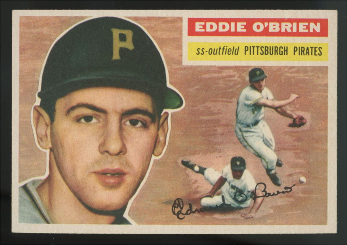 1956 Topps Eddie O'Brien #116 NM+