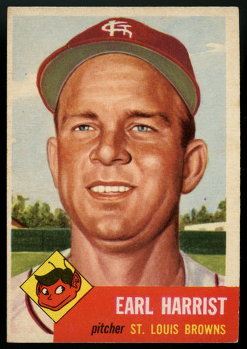 1953 Topps Earl Harrist #65 EX/MT "A"