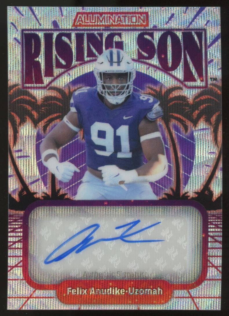 2023 Wild Card Alumination Felix Anudike-Uzomah Rising Son Auto /5 #ARS-18