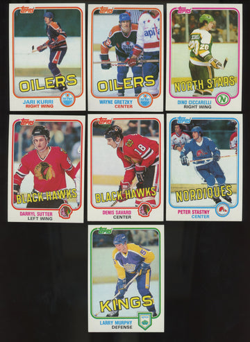 1981-82 Topps Hockey Complete Set (198) NM/MT