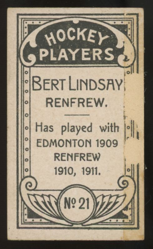 1911-12 C55 Imperial Bert Lindsay #21 Poor (Paper Loss)