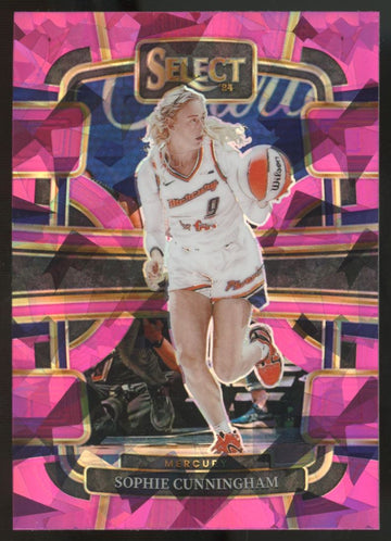 2024 Panini Select WNBA Sophie Cunningham Concourse Pink Ice Prizm #71