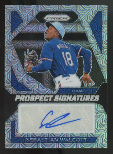 2024 Panini Prizm Sebastian Walcott Prospect Mojo Auto /25 #PS-SW