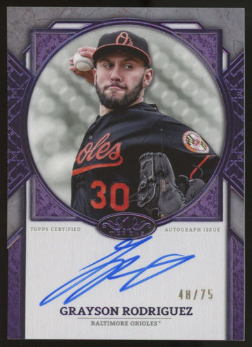 2024 Tier One Grayson Rodriguez Next Level Auto Purple /75 #NLA-GR