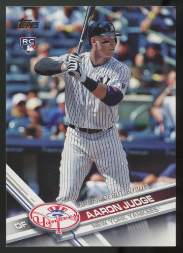 2017 Topps Update Series Aaron Judge RC Debut #US99