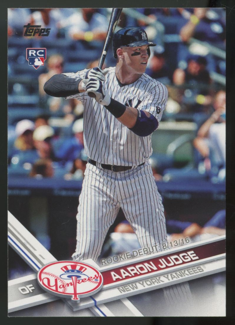 2017 Topps Update Series Aaron Judge RC Debut #US99