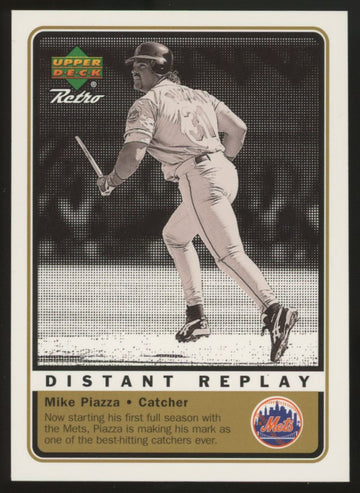 1999 Upper Deck Retro Mike Piazza Distant Replay Level 2 /100 #D9