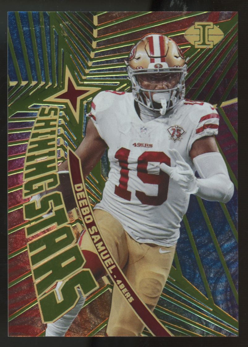 2022 Illusions Deebo Samuel Gold Shining Stars /25 #SS-9