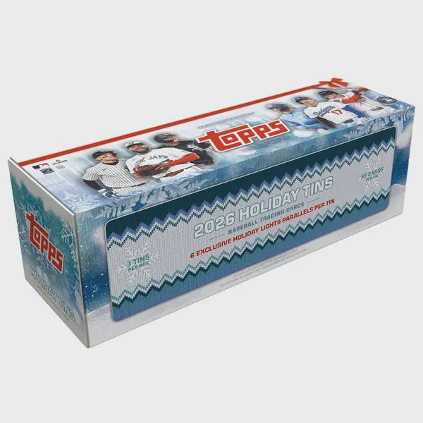 2026 Topps Holiday Baseball Hobby Collector 3-Tin Box