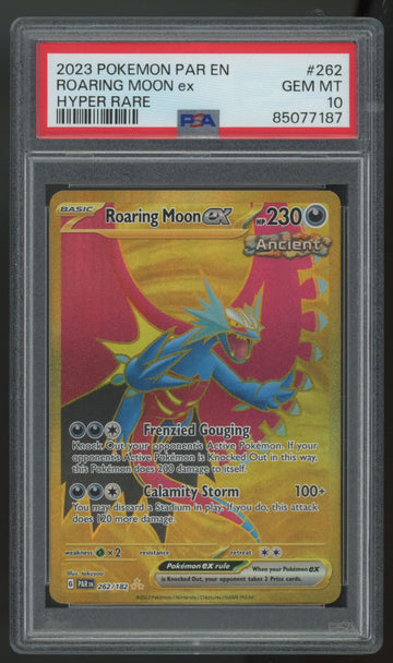 2023 Pokemon Roaring Moon ex Paradox Rift Hyper Rare #262 PSA 10