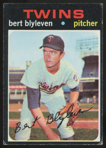 1971 Topps Bert Blyleven RC #26 VG