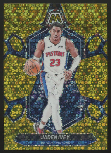 2023-24 Panini Mosaic Jaden Ivey Gold Fast Break /10 #137