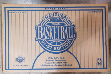 1991-92 Upper Deck Basketball Low Series Sealed Wax Case (24 Boxes)