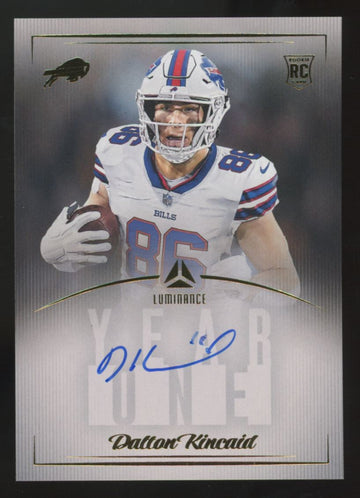 2023 Panini Luminance Dalton Kincaid RC Year One SP Photo Variation Auto #Y1DKI