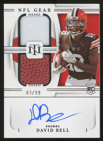 2022 National Treasures David Bell RC Dual Patch Auto RPA /99 #RGS-DB
