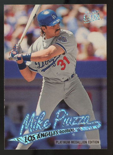 1996 Fleer Ultra Mike Piazza Platinum Medallion Edition #P223
