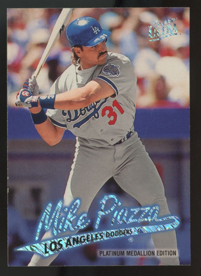 1996 Fleer Ultra Mike Piazza Platinum Medallion Edition #P223