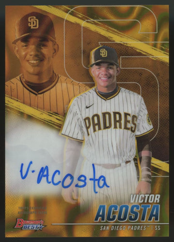 2021 Bowman's Best Victor Acosta Auto Gold Lava /75 #B21-VA