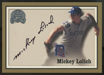 2000 Fleer Greats Of The Game Mickey Lolich Auto